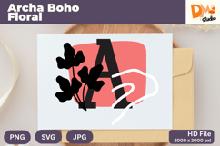 Archa Boho Floral Monogram Product Image 1