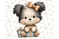Cozy Cookie Village Clipart, Gingerbread Holiday PNG Product Image 4