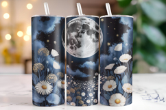 Halloween Moon Tumbler Wrap | Sublimation | Tumblers Product Image 1