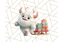 Holiday Yeti Village PNG Clipart, Cute Winter Clip Art Product Image 4