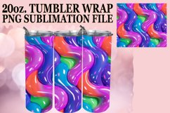 15x 3D Inflated Puff Tumbler Wraps 20oz Bundle, Colorful Product Image 9