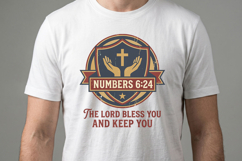 Numbers 6:24 - T-shirt Design Product Image 1