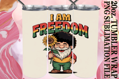 Bright reflections 20oz tumbler wrap, Juneteenth Product Image 1