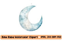 Boho baby watercolor clipart, nursery animal clipart Product Image 1