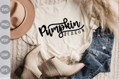 Pumpkin Season SVG Design / Pumpkin Tshirt Design Product Image 1