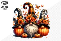 Halloween Gnomes Sublimation - Clipart PNG Design Product Image 1