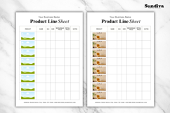 Editable Product Line Sheet Template 4 | Wholesale Catalogue Product Image 3