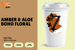 Amber &amp; Aloe Boho Floral Monogram Product Image 1