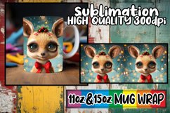Christmas Characters 3D Mug Wrap for Holidays Product Image 1