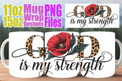 Graceful days sublimation mug wrap, Christian Product Image 1