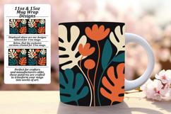 FRESH 15oz Mug Wrap PNG Design , Flowers Product Image 1