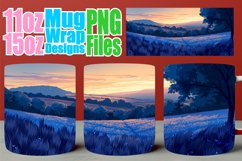 Scenic Springtime Landscape Mug Wrap - Sublimation Product Image 1