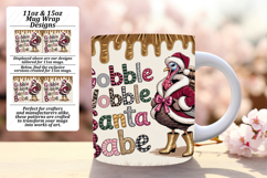 Flawless 11oz Mug Wrap Png Artwork , Holiday Product Image 1