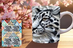 Whisker Wonderland: 3D Cat Wrap Mug - Sublimation 11oz/15oz Product Image 1