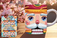 Playful 11oz Png Mug Wrap Template , Cute Christmas Product Image 1