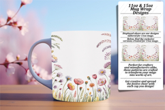 CHIC 11oz PNG Mug Wrap Template , Flowers Product Image 1