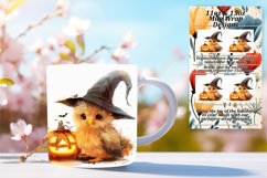 Halloween Critter Mug 11oz/15oz Wrap PNG Product Image 1