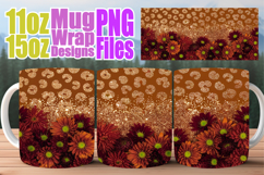 Cozy afternoons sublimation mug wrap, Leopard Prints Product Image 1