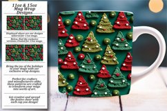 Enchanted Crochet 3D: Christmas Mug Elegance Product Image 1