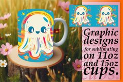 15x Ghostly Mug Wrap Bundle, Halloween 11oz &amp; 15oz, Autumn Product Image 10