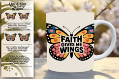 Happy 15oz Mug Wrap Png Template , Religious Product Image 1