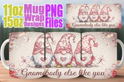 Heartfelt dreams sublimation mug wrap, Love Gnome Product Image 1