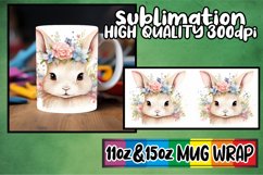 Spring Meadow Bunny Mug Sleeve Product Image 1
