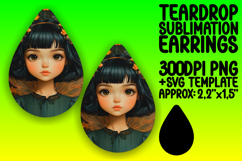 Creative Teardrop Design for Sublimation , Fairy Product Image 1