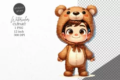 Boy clipart, Costume clipart, Birthday clipart Product Image 1