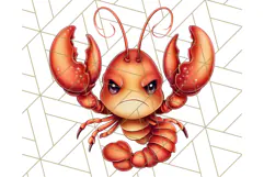 Adorable Angry Animals Clipart PNG, Cute Moody Faces Png Product Image 4