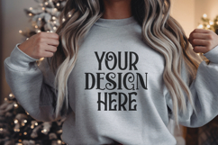 Christmas Gildan 18000 Heavy Blend Crewneck Sweatshirt Mocku Product Image 1