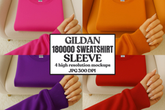 Gildan 18000 Sleeve Sweatshirt Mockup Product Image 1