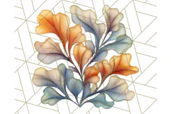 Stained Glass Sea Creatures PNG Clipart, Ocean Fantasy Product Image 4