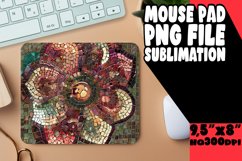 Glitter Flower Mouse Pad Art PNG Product Image 1