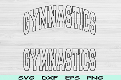 Gymnastics Svg Dxf Cut Files, Gymnastics Png, Gymnastics Mom Product Image 1