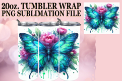 ENCHANTING GIFT 20oz TUMBLER WRAP, Butterfly Product Image 1