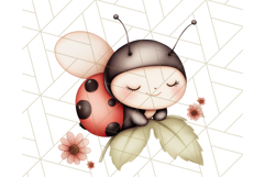 Cute Ladybug Clipart PNG, Pastel Whimsical Bug Illustrations Product Image 4