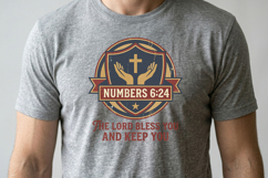 Numbers 6:24 - T-shirt Design Product Image 2