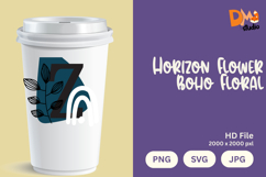 Horizon Flower Boho Floral Monogram Product Image 1