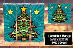 Christmas tree Festive Art Wave 20oz Wrap Product Image 1