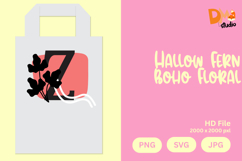 Hallow Fern Boho Floral Monogram Product Image 1