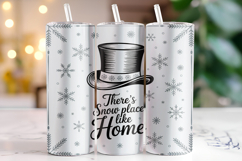 There&#039;s snow place like home Svg | Christmas Svg | Svg File Product Image 1