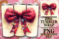 WHIMSICAL GIFT 20oz TUMBLER WRAP, Christmas Product Image 1