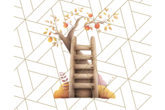 Woodland Apple Orchard Festival PNG Fall Clipart Product Image 4