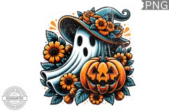 Halloween Ghost Sublimation Design - High-Quality 300 Dpi Product Image 1