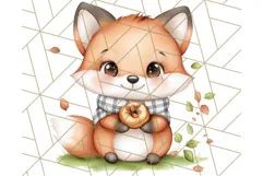 Warm & Fuzzy Mornings PNG Clipart, Cozy Animal Art Download Product Image 4