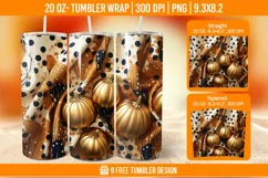 Tumbler Sublimation Wrap, 20 oz Fall Tumbler Wrap Product Image 1