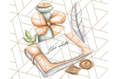 Bookish Animals PNG Clipart with Cozy Reading Elements Product Image 4