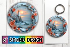 Landscape Circle Keychain Variety Product Image 1