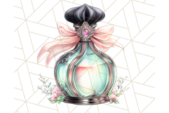 Gothic Fairy &amp; Potion Clipart, Dark Fantasy PNG Printable Product Image 4
